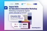 Sute de participanți la cea de-a VII-a ediție a workshop-ului internațional „Competențe digitale pentru educație și inovare”