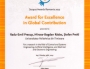 Award for Excellence in Global Contribution